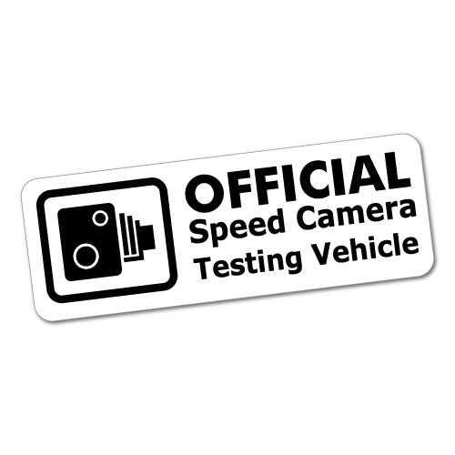 Official Speed Camera Testing Jdm Car Sticker Decal