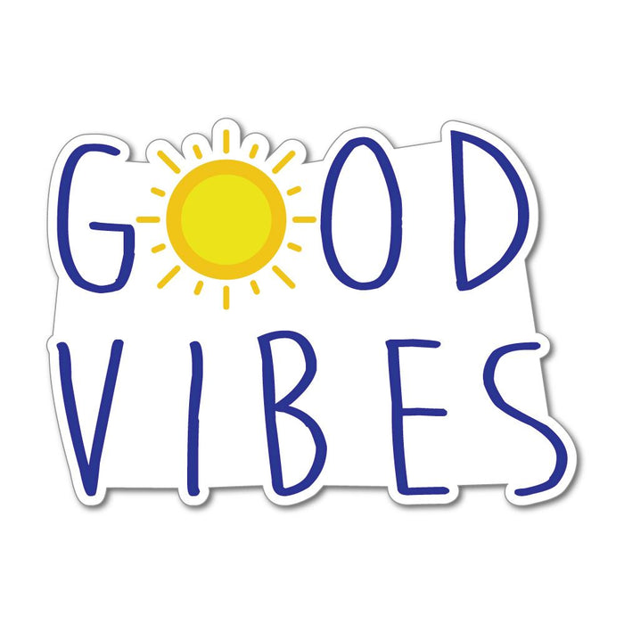 Good Vibes Sunshine Sun Chill Calm Car Sticker Decal