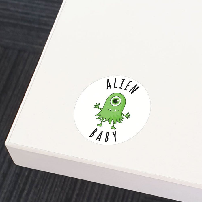 Alien Cute Baby Sticker Decal