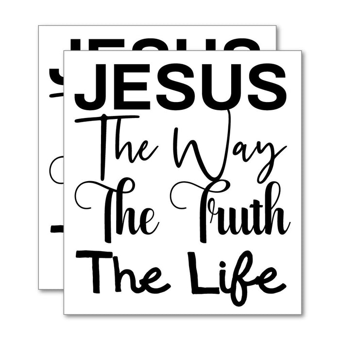 2X Jesus Sticker Decal