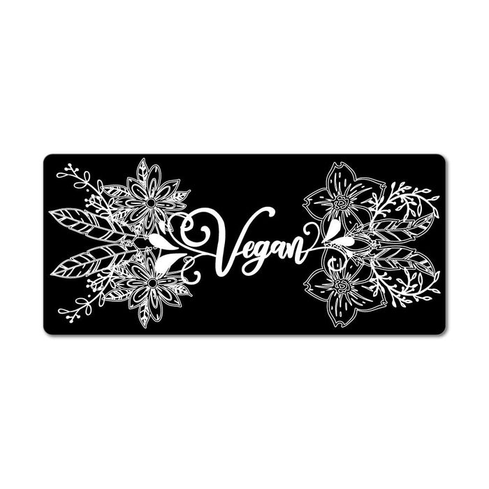 Vegan Floral Patterns Leaves Pretty Nature  Car Sticker Decal