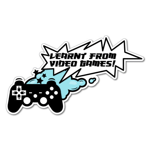 Learnt From Video Games Jdm Sticker Decal | JDM Stickers - Sticker ...