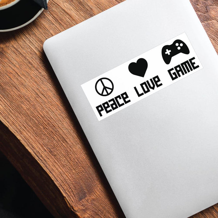 Peace Gaming Love Sticker Decal