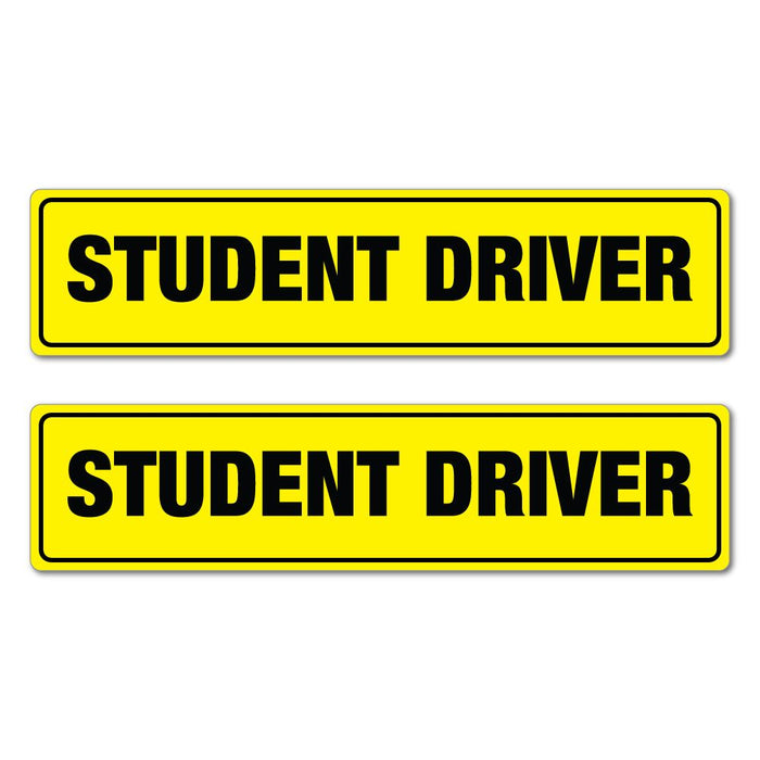 Learner Student Driver Stickers Decal