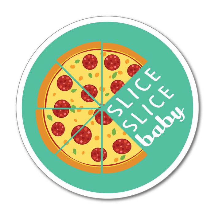 Pizza Love Baby Ice Slice Food Yummy Funny Joke Car Sticker Decal