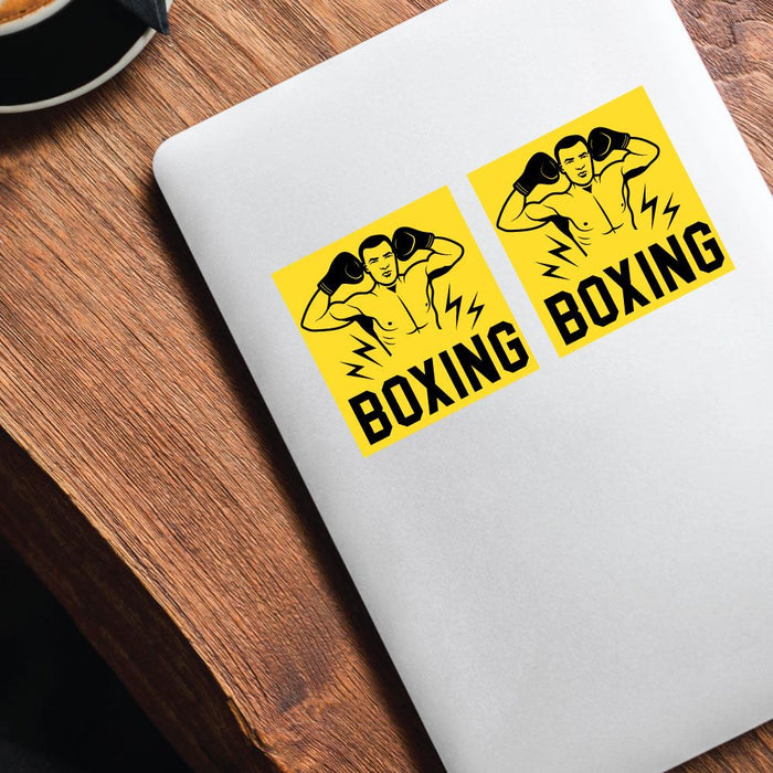 2X Boxing Sport Sticker Decal