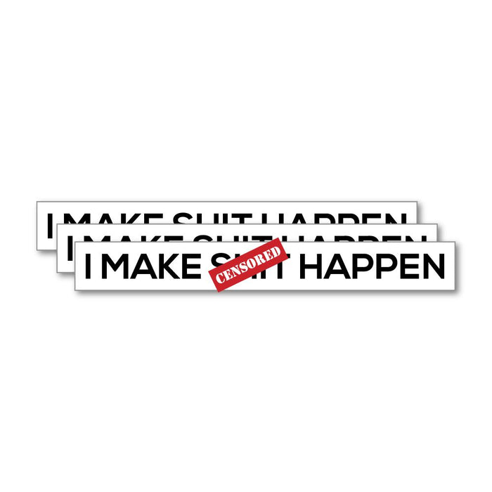 3X I Make It Happen  Sticker Decal