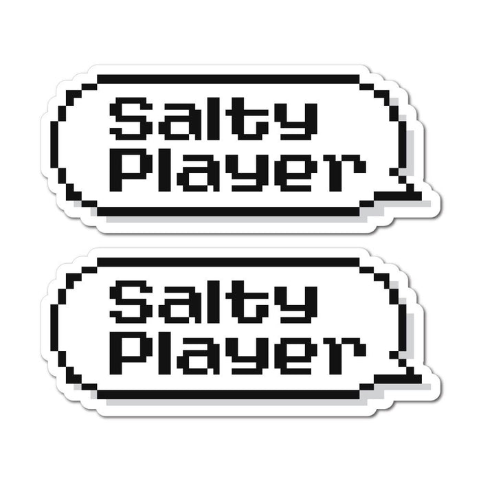 2X Salty Player  Sticker Decal