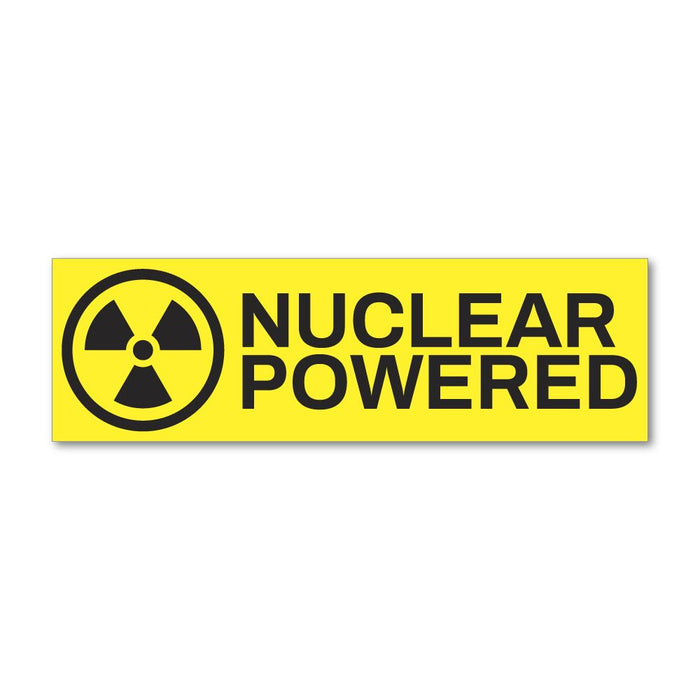 Nuclear Powered  Sticker Decal