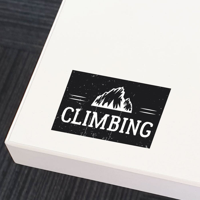 Mountain Climbing Sticker Decal