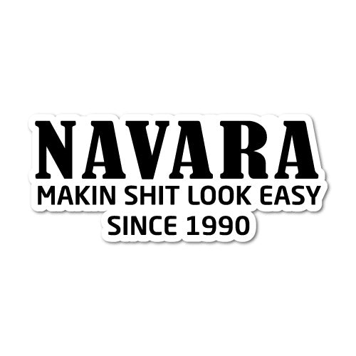 Navara Since 1990 Sticker