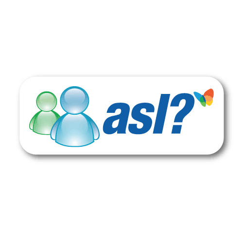 Msn - Asl Sticker