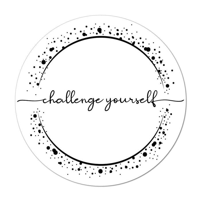 Challenge Yourself Laptop Car Sticker Decal