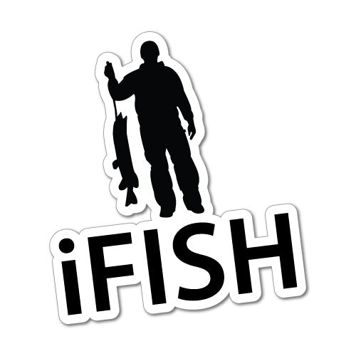 Ifish Sticker  Fishing Stickers - Sticker Collective