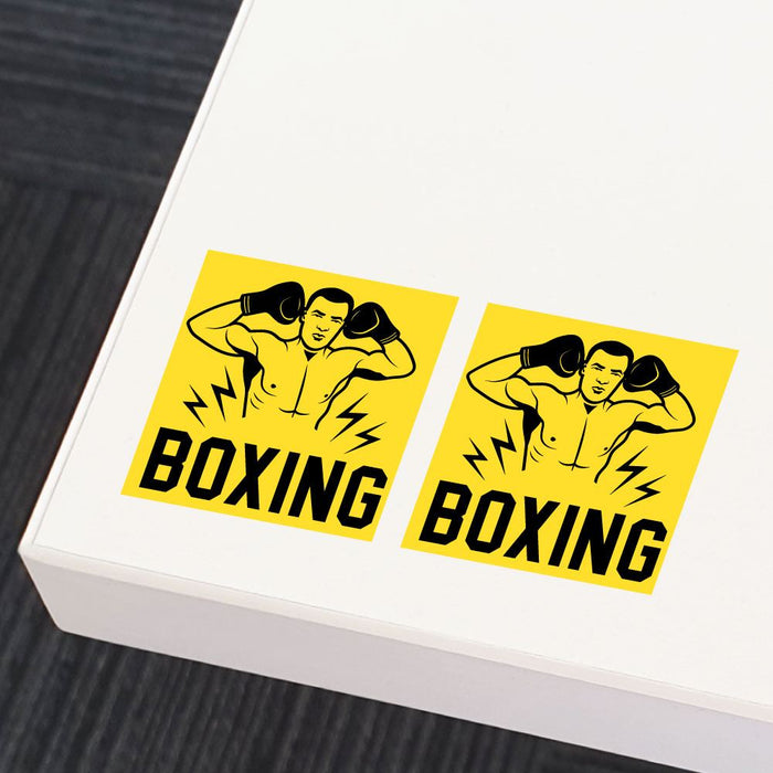 2X Boxing Sport Sticker Decal