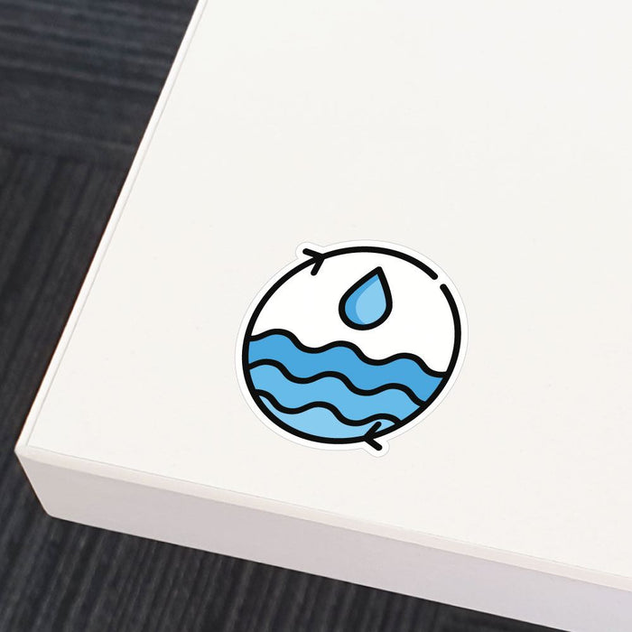 Recycling Water Sticker Decal