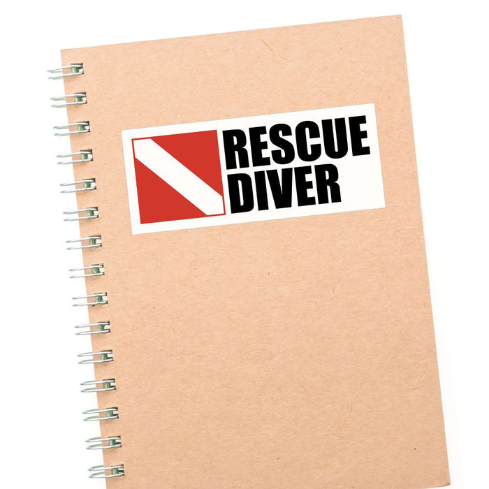 Rescue Diver Sticker Decal