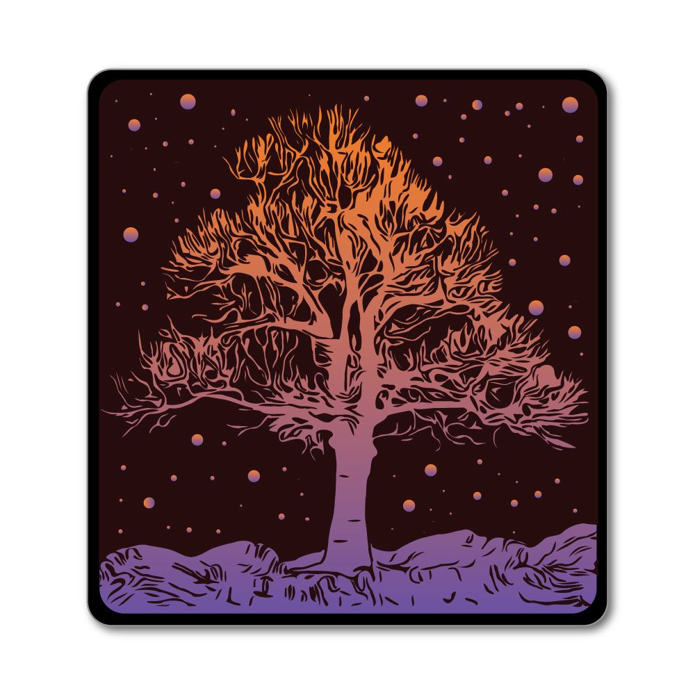 Magic Hippie Boho Gypsy Mythical Trippy Art Tree Earth Car Sticker ...