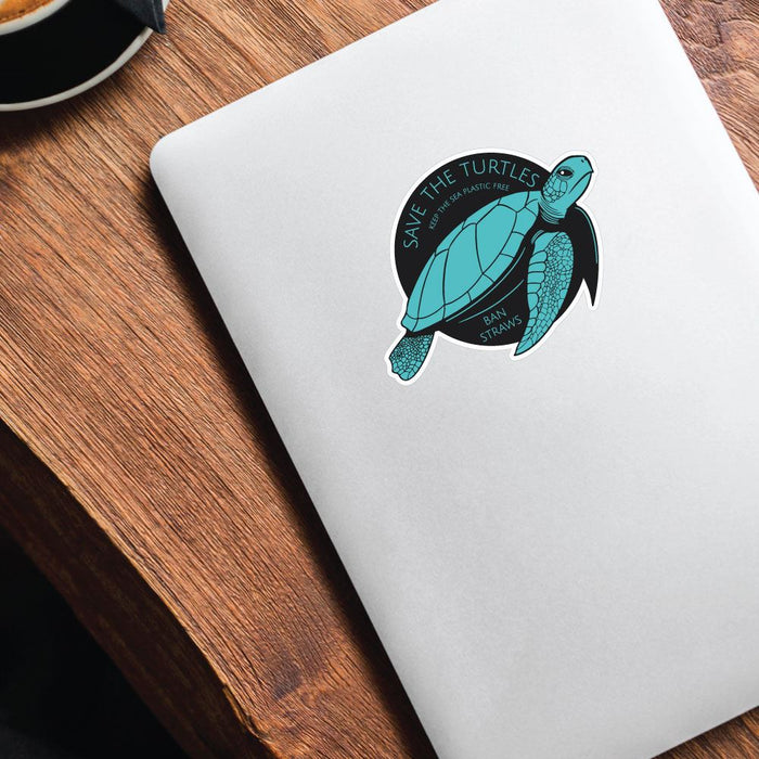 Save The Turtles Keep The Sea Plastic Free Sticker Decal