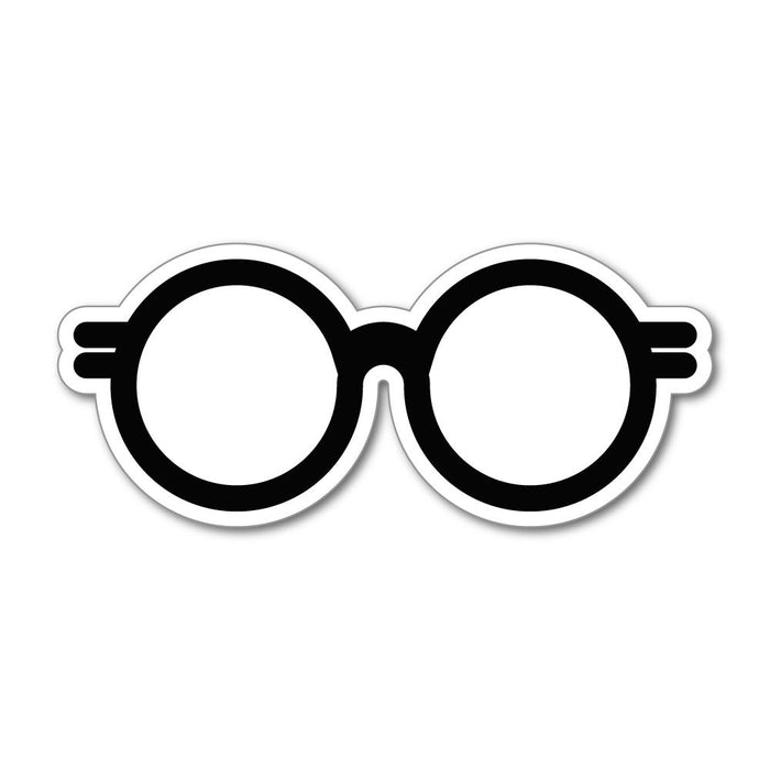 Glasses Sticker Decal