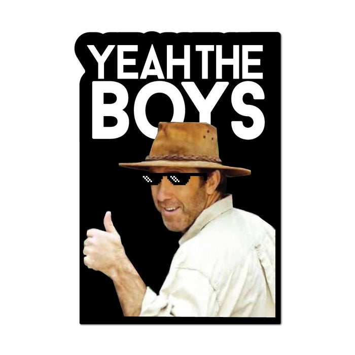 Yeah The Boys Black Car Sticker Decal