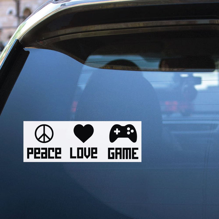 Peace Gaming Love Sticker Decal