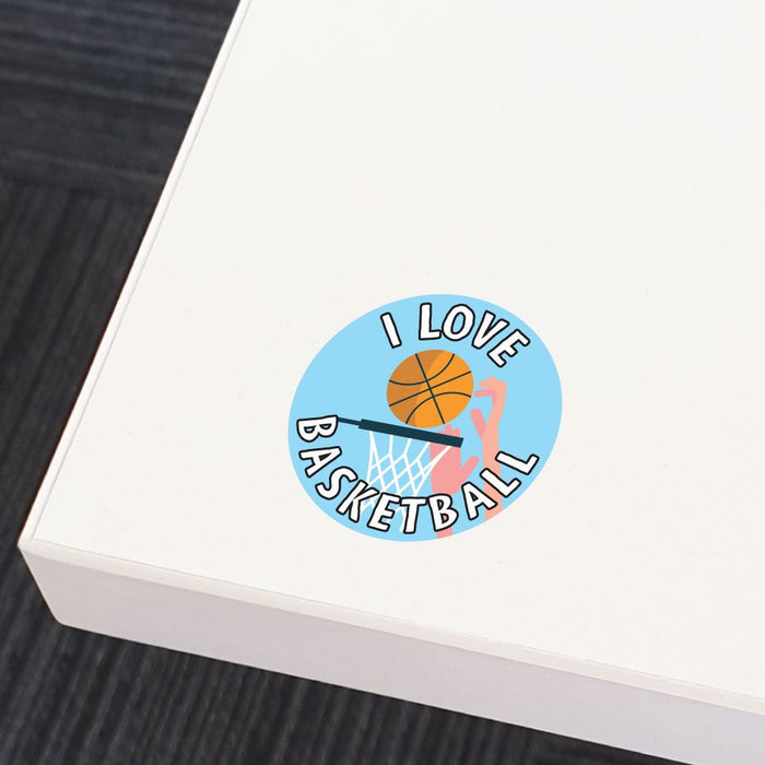 Love Basketball Sticker Decal