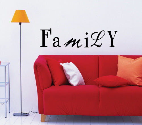 F A M I L Y Wall Sticker