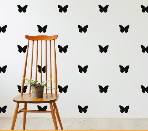 Pattern Butterfly (Set Of 24) Wall Sticker