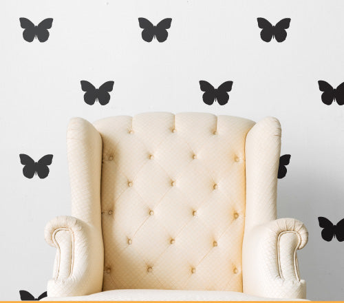 Pattern Butterfly (Set Of 24) Wall Sticker