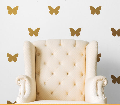 Pattern Butterfly (Set Of 24) Wall Sticker