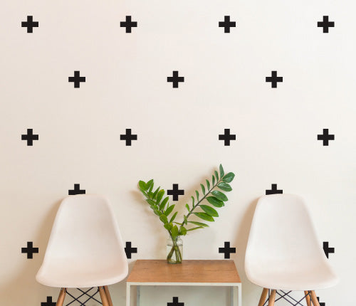 Pattern Cross (Set Of 28) Wall Sticker