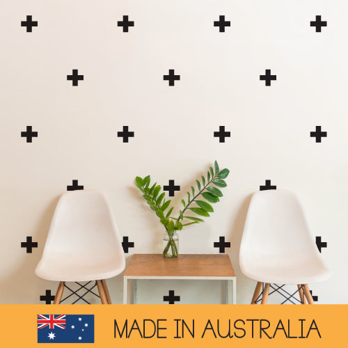 Pattern Cross (Set Of 28) Wall Sticker