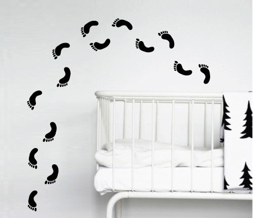 Baby Footprint (Set Of 36) Wall Sticker