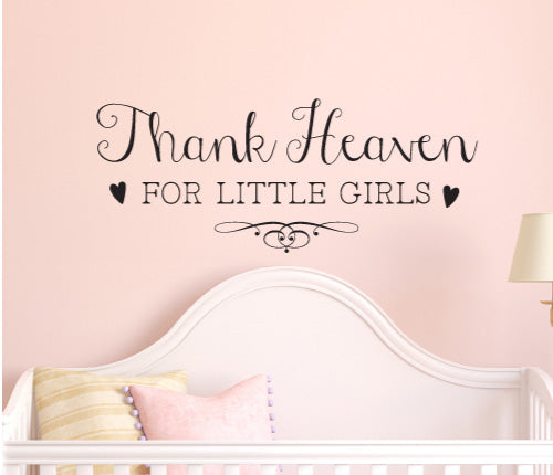 Thank Heaven Girls Wall Sticker