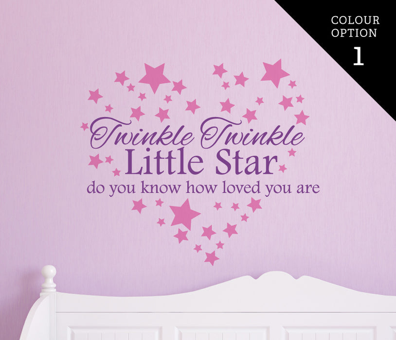 Twinkle Twinkle Little Star Wall Sticker