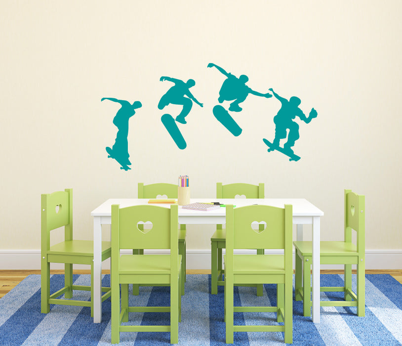 Boy Skateboard Wall Sticker