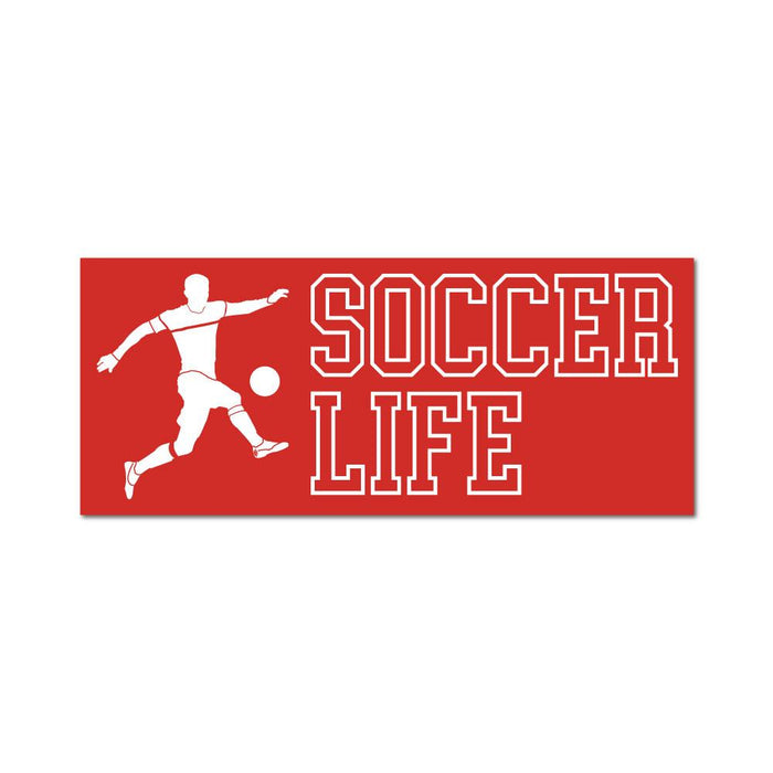 Soccer Life Sticker Decal