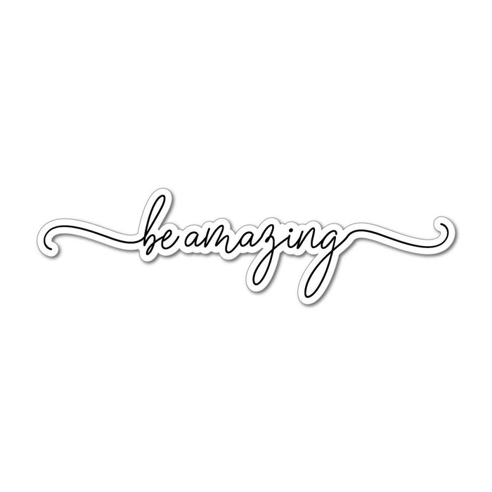 Be Amazing Laptop Car Sticker Decal