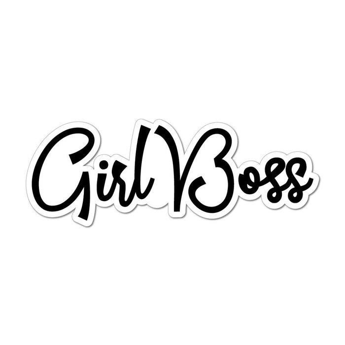 Girl Boss Laptop Car Sticker Decal