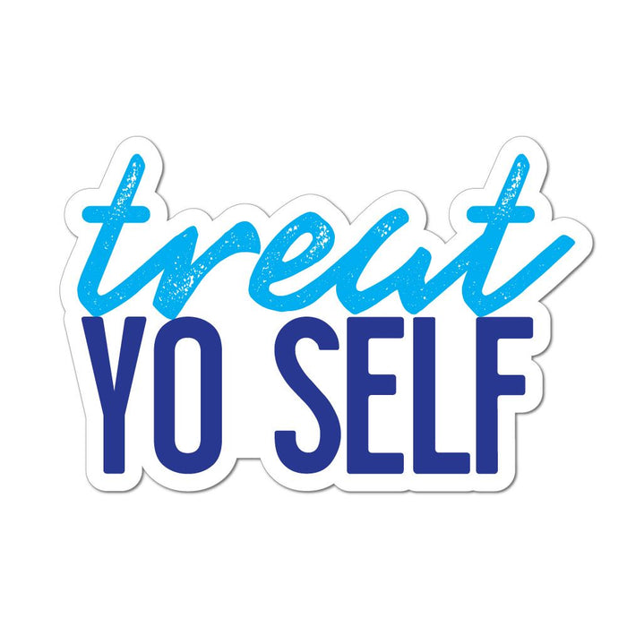 Treat Yo Self Laptop Car Sticker Decal