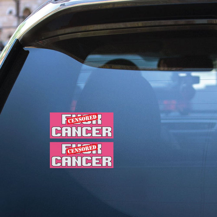 2X Cancer Sticker Decal