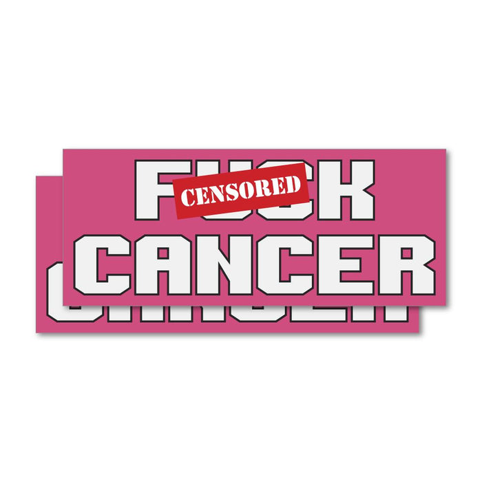 2X Cancer Sticker Decal