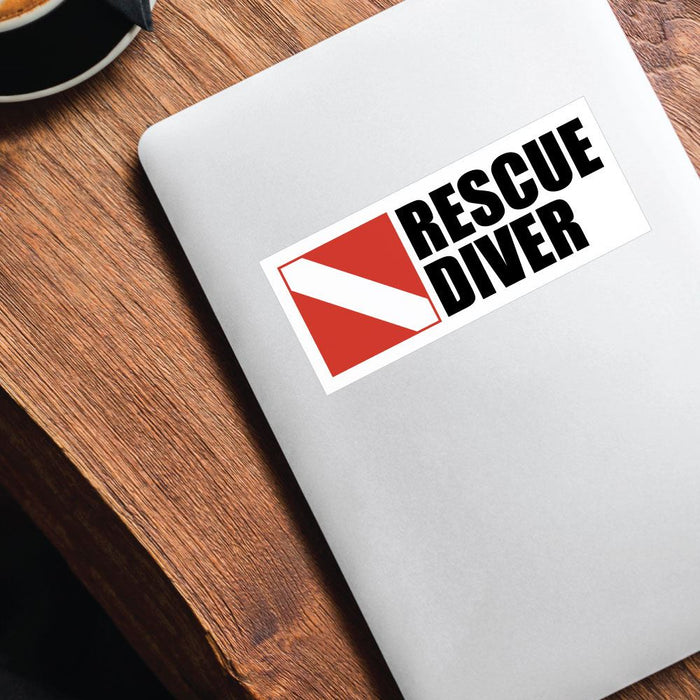 Rescue Diver Sticker Decal