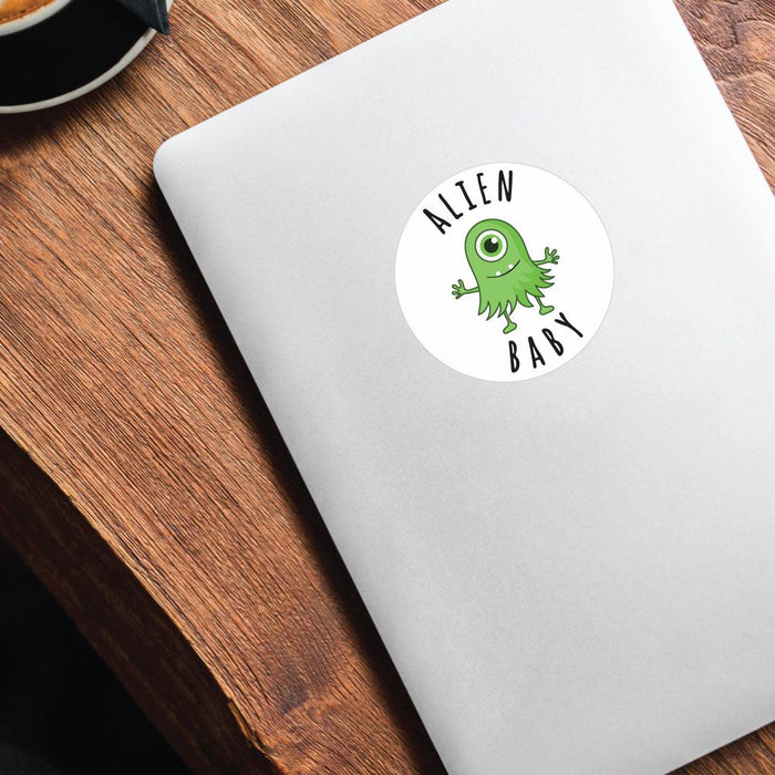 Alien Cute Baby Sticker Decal