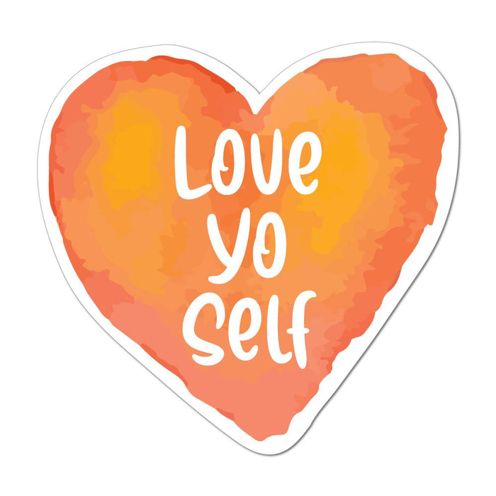 Love Yo Self Laptop Car Sticker Decal