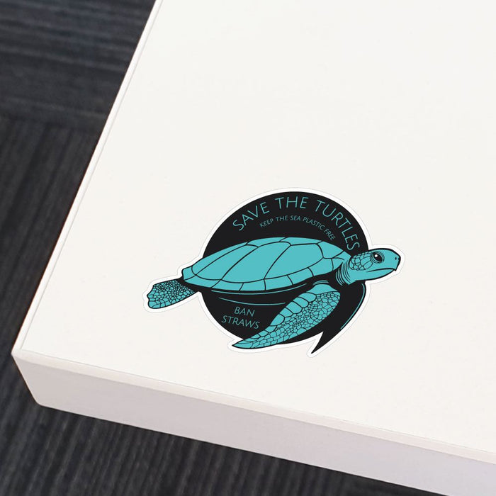 Save The Turtles Keep The Sea Plastic Free Sticker Decal