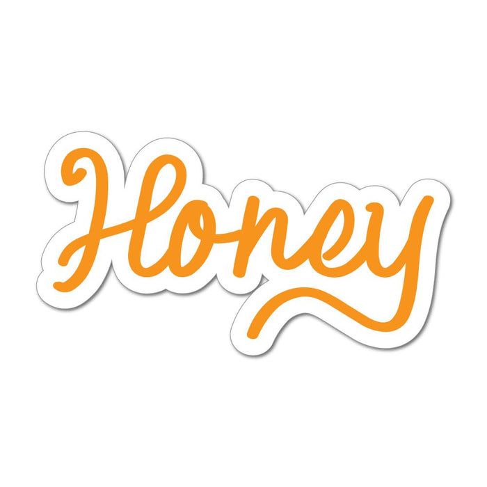 Honey Trending Cute Song Name Sweet Orange Car Sticker Decal