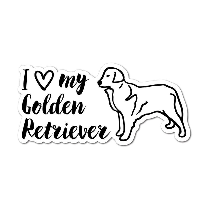 Golden Retriever Sticker Decal