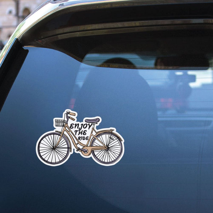 Enjoy The Bike Ride Sticker Decal